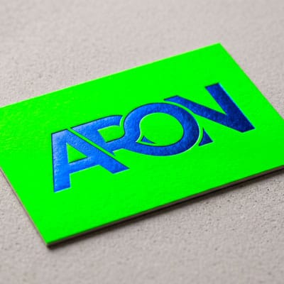 Fluor Hotfoil Liggend Aron