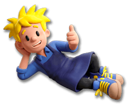 Binky Liggende Mascotte