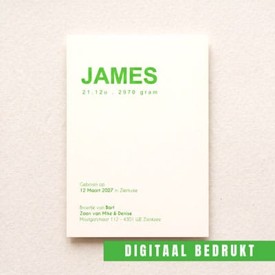 Achterzijde Digitaaldruk